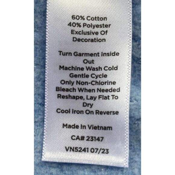 Talbots Women's Size XL Snowflake Fleece Pullover Soft Sweater Blue Silver - Picture 7 of 7